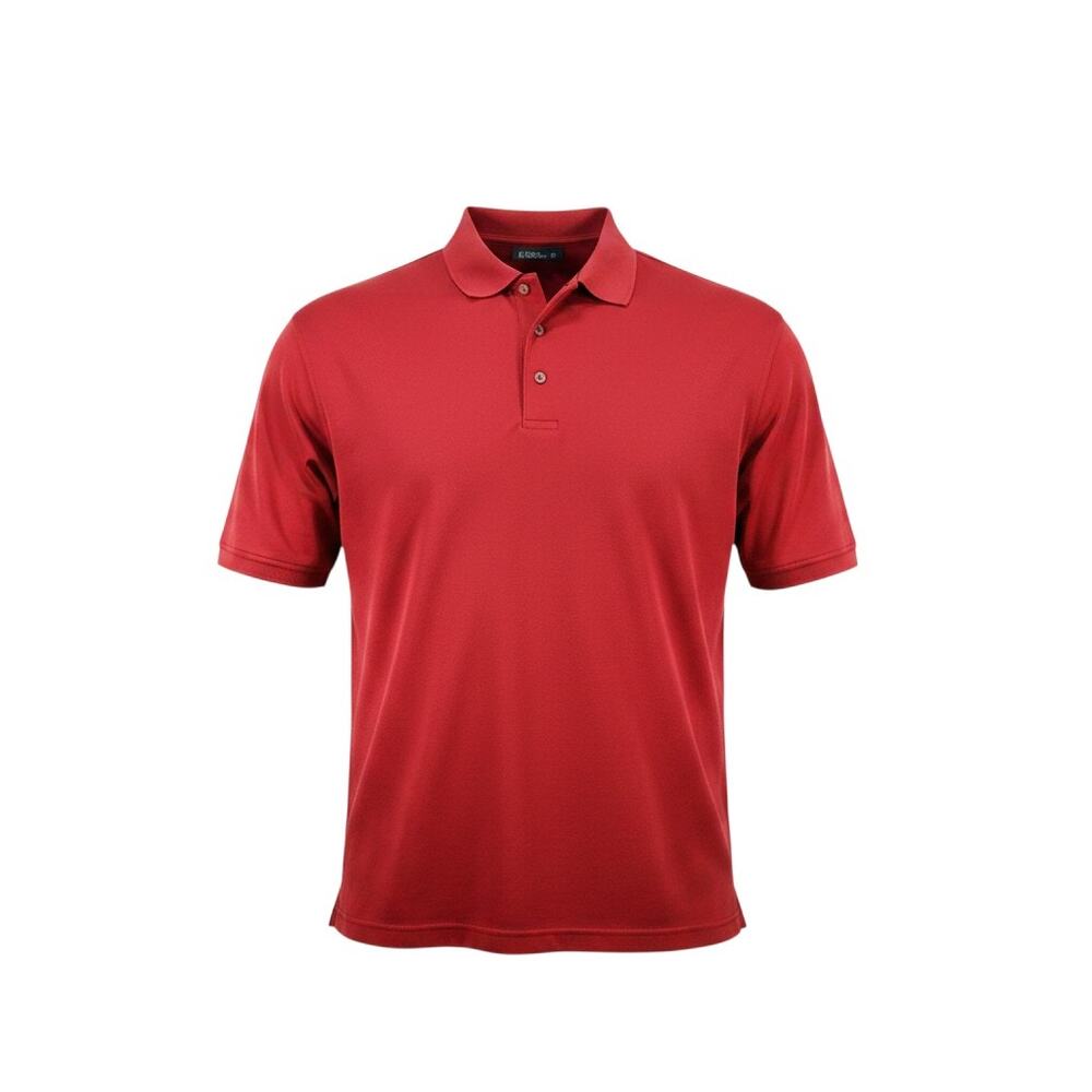 PGA Tour Men's Golf Polo Shirt Red Short Sleeve XXL